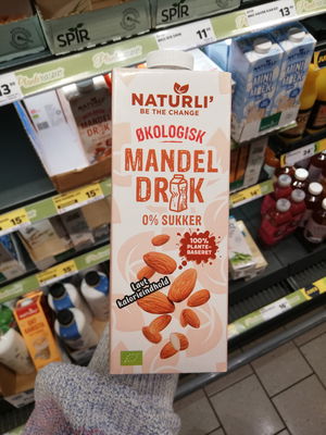 Billede af Naturli' Mandeldrik 0% Sukker
