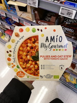 Billede af Amio My Gourmet Pulses and Oat Stew with Tomato Sauce