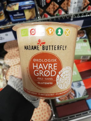 Billede af Madame Butterfly Havregrød med æble og kanel