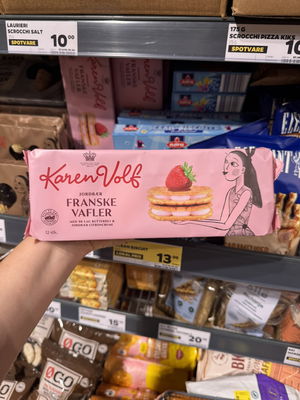Billede af Karen Volf Franske Vafler Jordbær