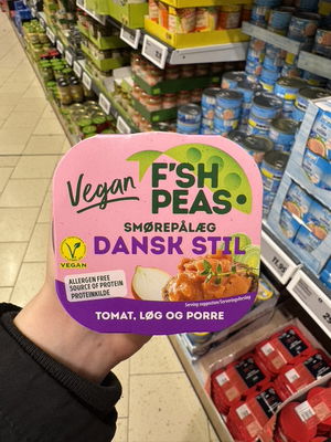 Billede af Fish Peas Smørepålæg Tomat, Løg og Porre