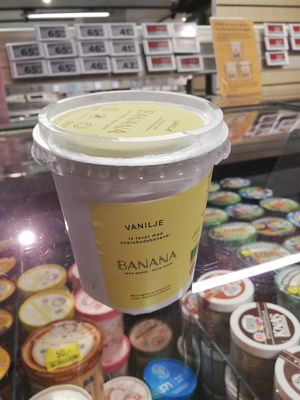 Billede af Banana Vanilje is