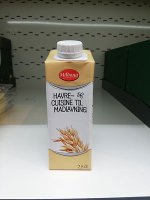 Billede af Milbona Havrecuisine til madlavning