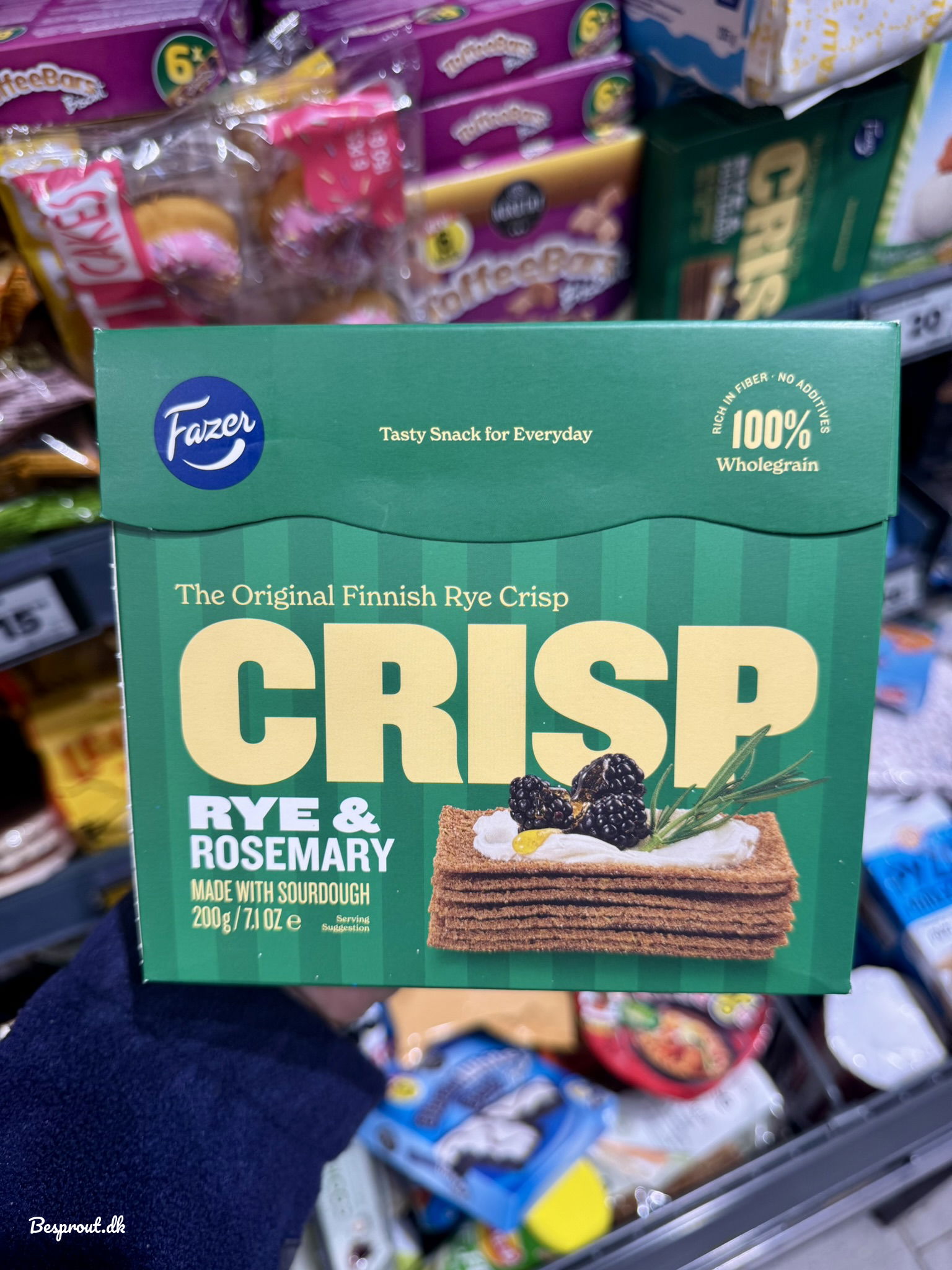 Billede af Fazer Crisp Rye & Rosemary Billede af Fazer Crisp Rye & Rosemary