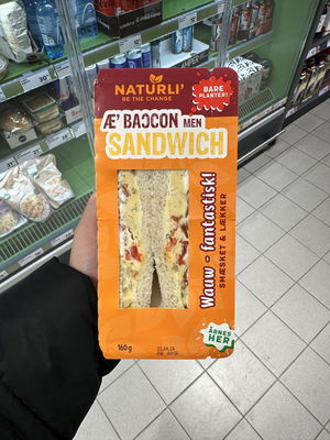 Billede af Naturli' Æ' Baccon Men Sandwich