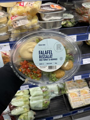 Billede af Rema 1000 Falafel Rissalat med Tomat og Hummus