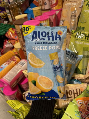 Billede af Aloha Fruit Mocktails Freeze Pops Limoncello