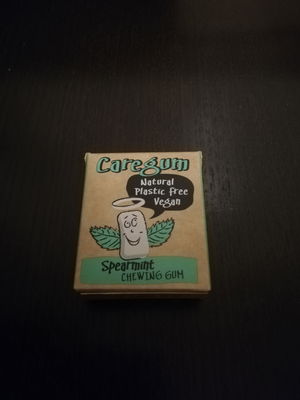 Billede af CareGum Chewing Gum Spearmint