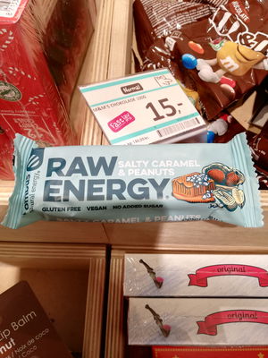 Billede af Bombus Raw Energy Salty Caramel & Peanuts