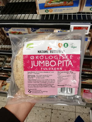 Billede af Madame Butterfly Jumbo Pita Fuldkorn