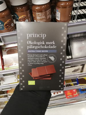 Billede af Princip Mørk Pålægschokolade