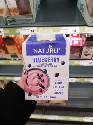 Billede af Naturli' Plant Based Yoghurt Blueberry