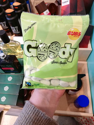 Billede af Bubs Godis Goody Sour Ovals Fruity Pear