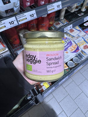 Billede af Edgy Veggie Sandwich Spread Sennep & Agavesirup