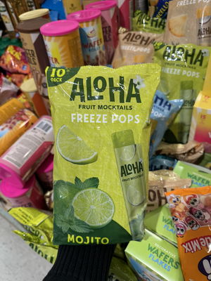 Billede af Aloha Fruit Mocktails Freeze Pops Mojito