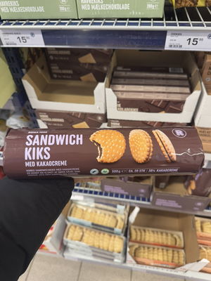 Billede af Rema 1000 Sandwichkiks med Kakaocremefyld