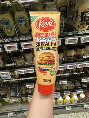 Billede af Kavli Amerikansk Dressing Sriracha Hampurilaiskastike