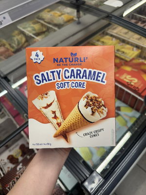 Billede af Naturli' Salty Caramel isvafler
