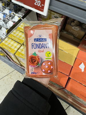 Billede af Belbake Fondant Red