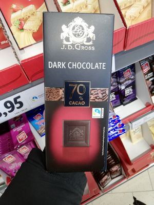 Billede af J. D. Gross Dark Chocolate 70%