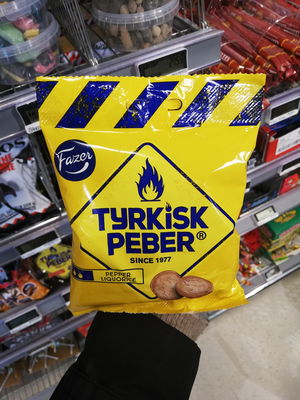 Billede af Fazer Tyrkisk Peber Pepper Liquorice