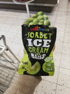 Billede af Minimelts Sorbet Ice Cream Balls Kiwi