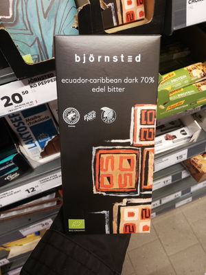 Billede af Björnsted Ecuador-Caribbean Dark 70% Edel Bitter