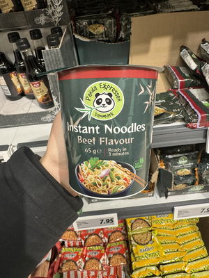 Billede af Panda Expressen Instant Cup Noodles Beef Flavour