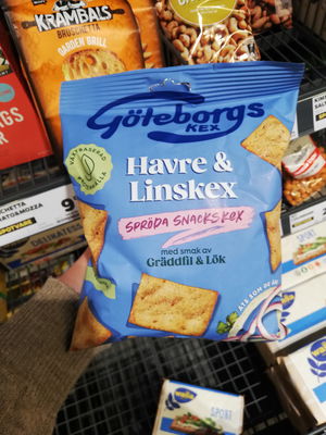 Billede af Göteborgs Kex Havre & Linskex Gräddfil & Lök