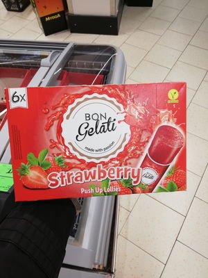 Billede af Bon Gelati Push Up Lollies Strawberry