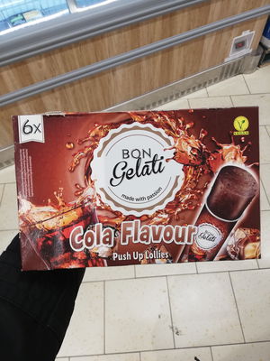 Billede af Bon Gelati Push Up Lollies Cola Flavour