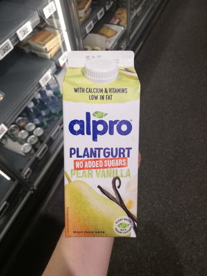 Billede af Alpro Plantgurt Pear Vanilla No Added Sugars