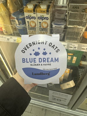 Billede af Lundberg Overnight Oats Blue Dream