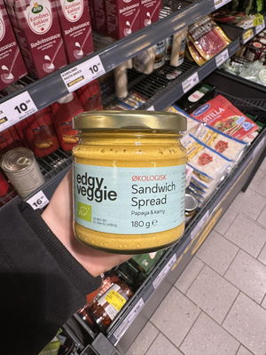 Billede af Edgy Veggie Sandwich Spread Papaya & Karry