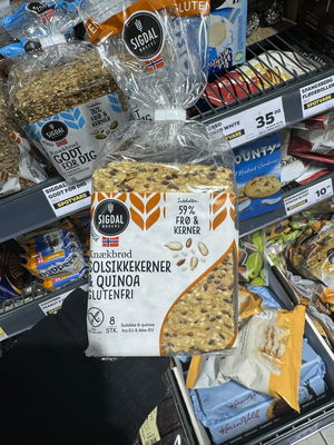 Billede af Sigdal Bakeri Knækbrød Solsikkekerner & Quinoa