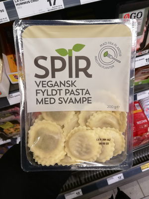 Billede af Spir Fyldt Pasta med Svampe