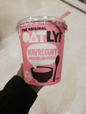 Billede af Oatly Havregurt Jordgubb