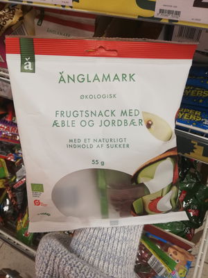 Billede af Änglamark Frugtsnack med Æble og Jordbær