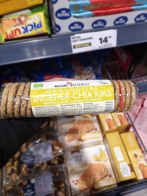 Billede af Madame Butterfly Ingefær-chia kiks
