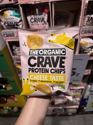 Billede af The Organic Crave Protein Chips Cheese Taste