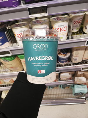 Billede af Grød Havregrød med Græskarkerner, Gojibær, Dadler og Mandler