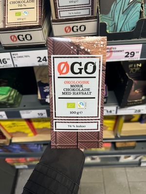 Billede af Øgo Mørk Chokolade med Havsalt
