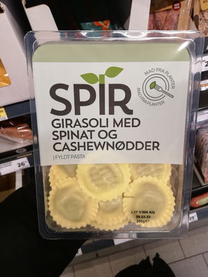 Billede af Spir Girasoli med Spinat og Cashewnødder