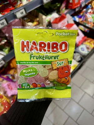 Billede af Haribo Fruktilurer Sur