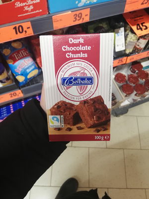 Billede af Belbake Dark Chocolate Chunks