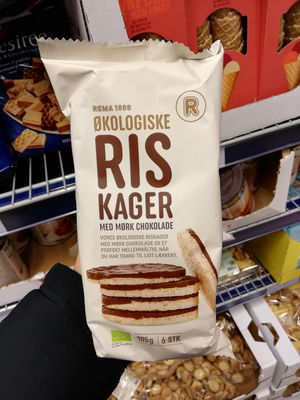 Billede af Rema 1000 Riskiks med Mørk Chokolade