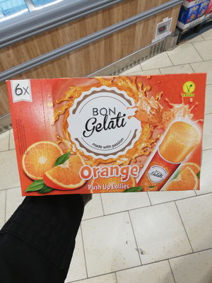 Billede af Bon Gelati Push Up Lollies Orange