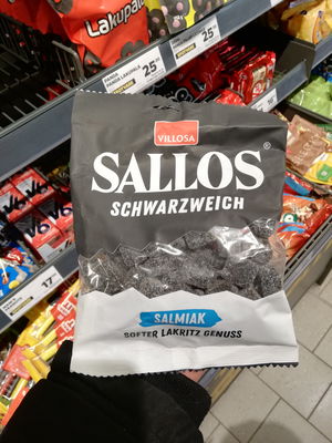 Billede af Villosa Sallos Schwarzweich Salmiak