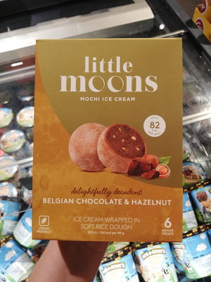 Billede af Little Moons Mochi Ice Cream Belgian Chocolate & Hazelnut