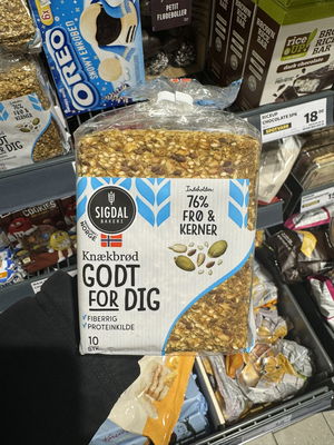 Billede af Sigdal Bakeri Knækbrød Godt For Dig
